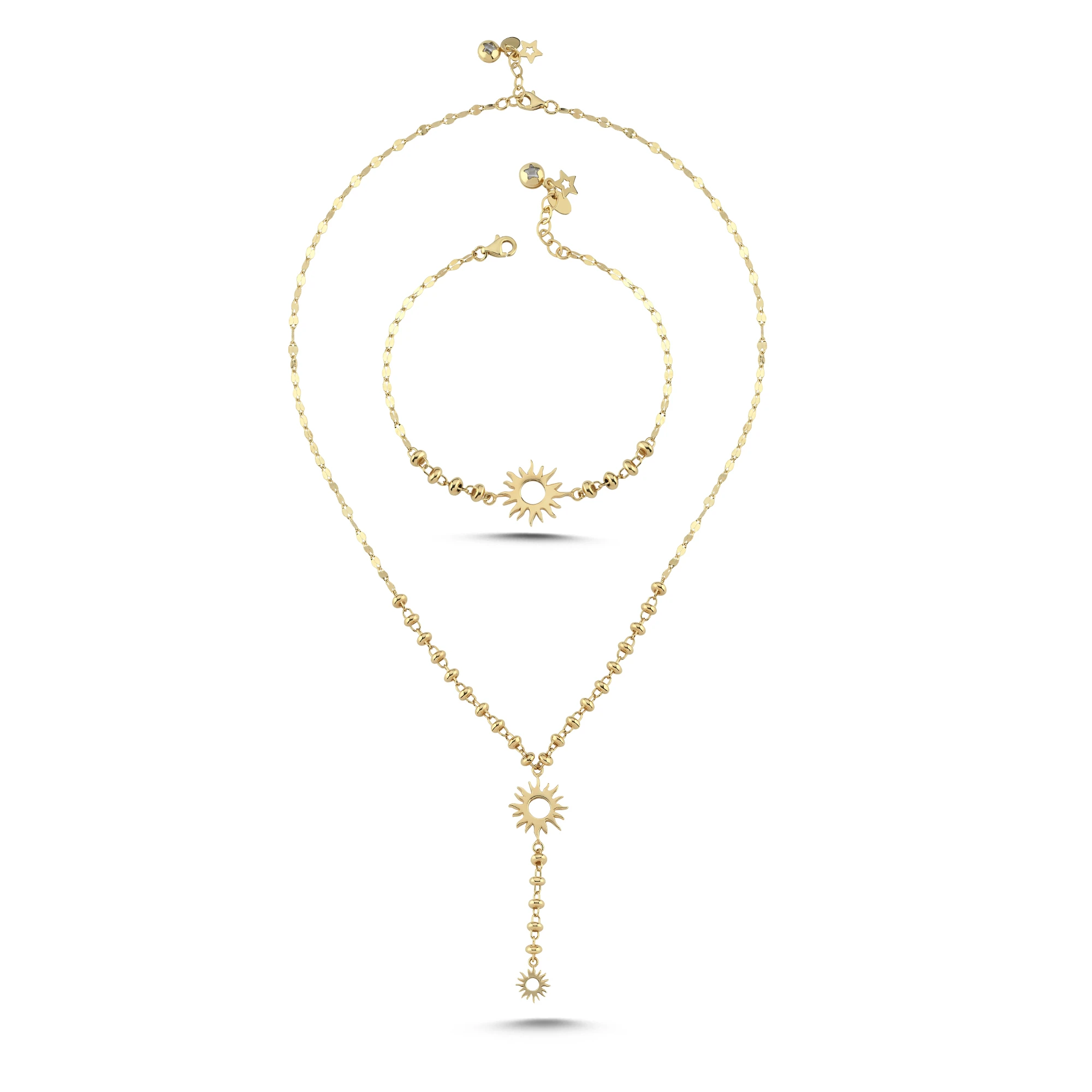 Güneşli Altın İkili Set