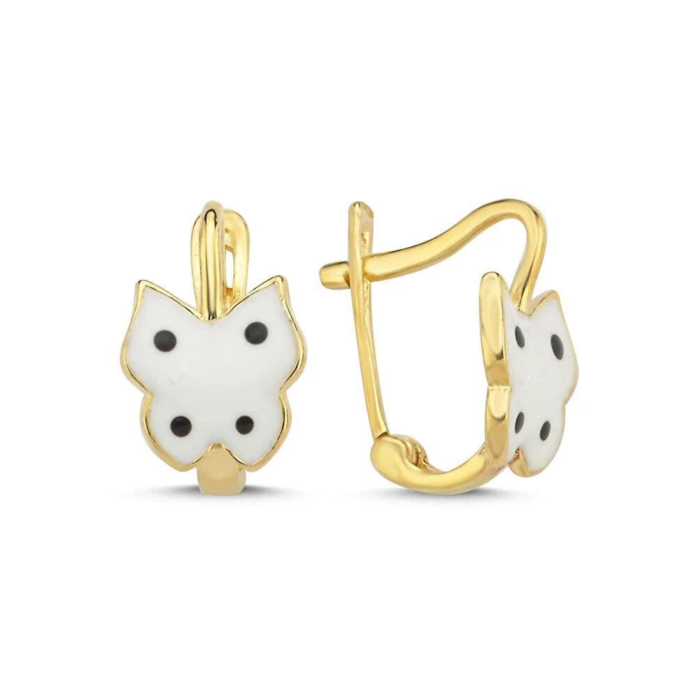 Kelebekli  Çocuk Küpe