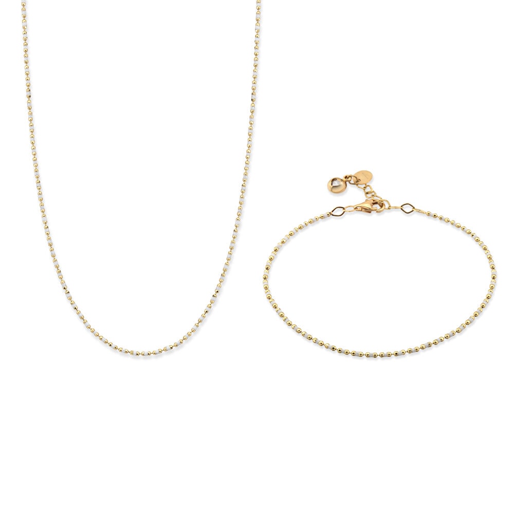 Beyaz Mineli Set