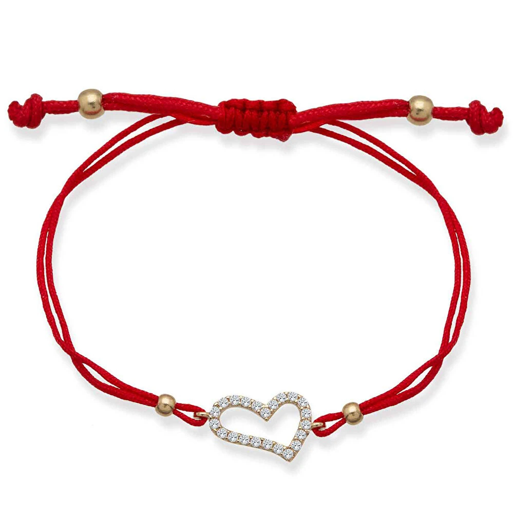 İpli Kalp Bileklik