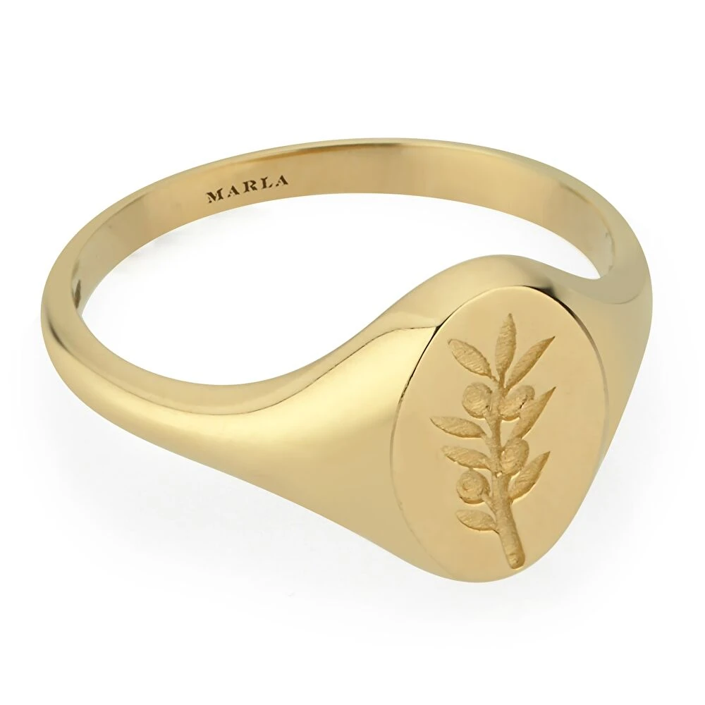 Başak Detaylı Altın Yüzük