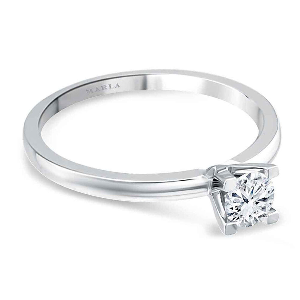 Pırlanta Tektaş Yüzük 0.20 Karat