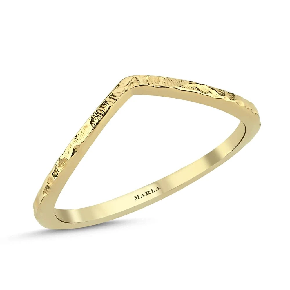 Altın Geometrik Yüzük