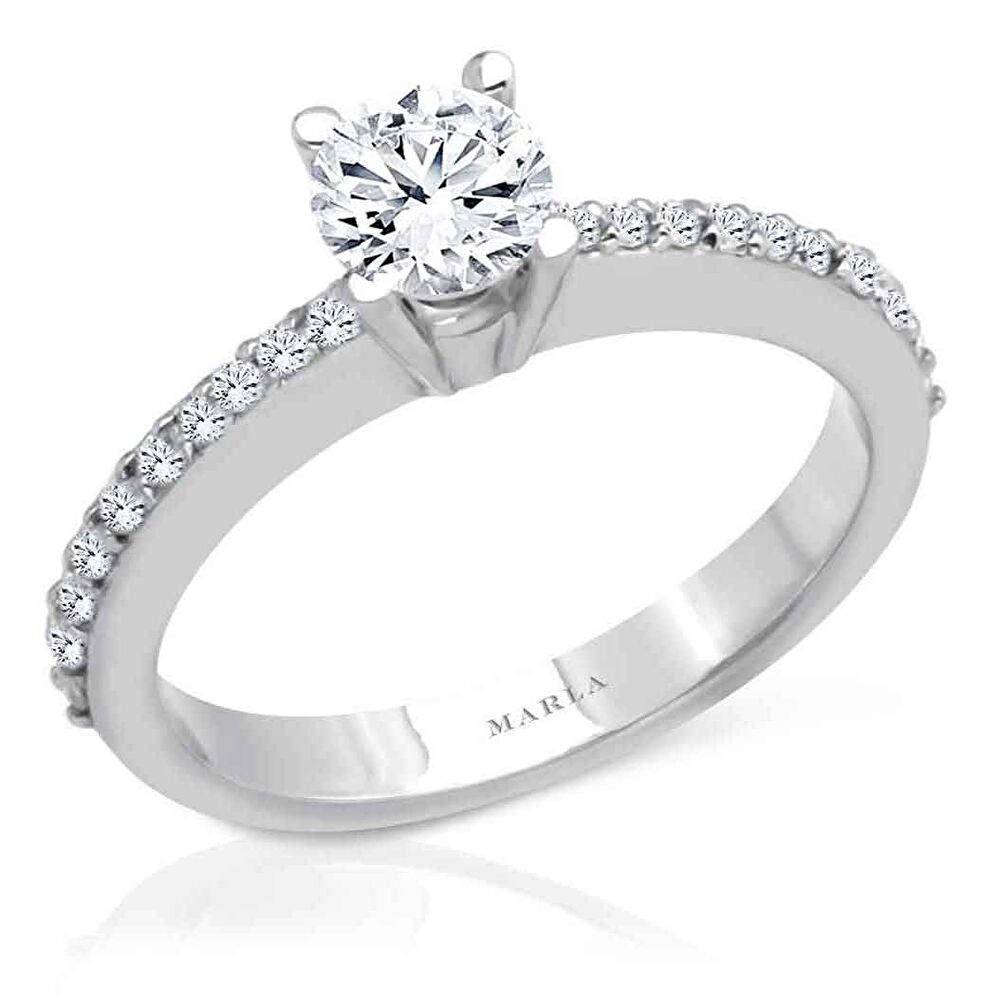 Pırlanta Shine Tektaş Yüzük 0.72 Karat