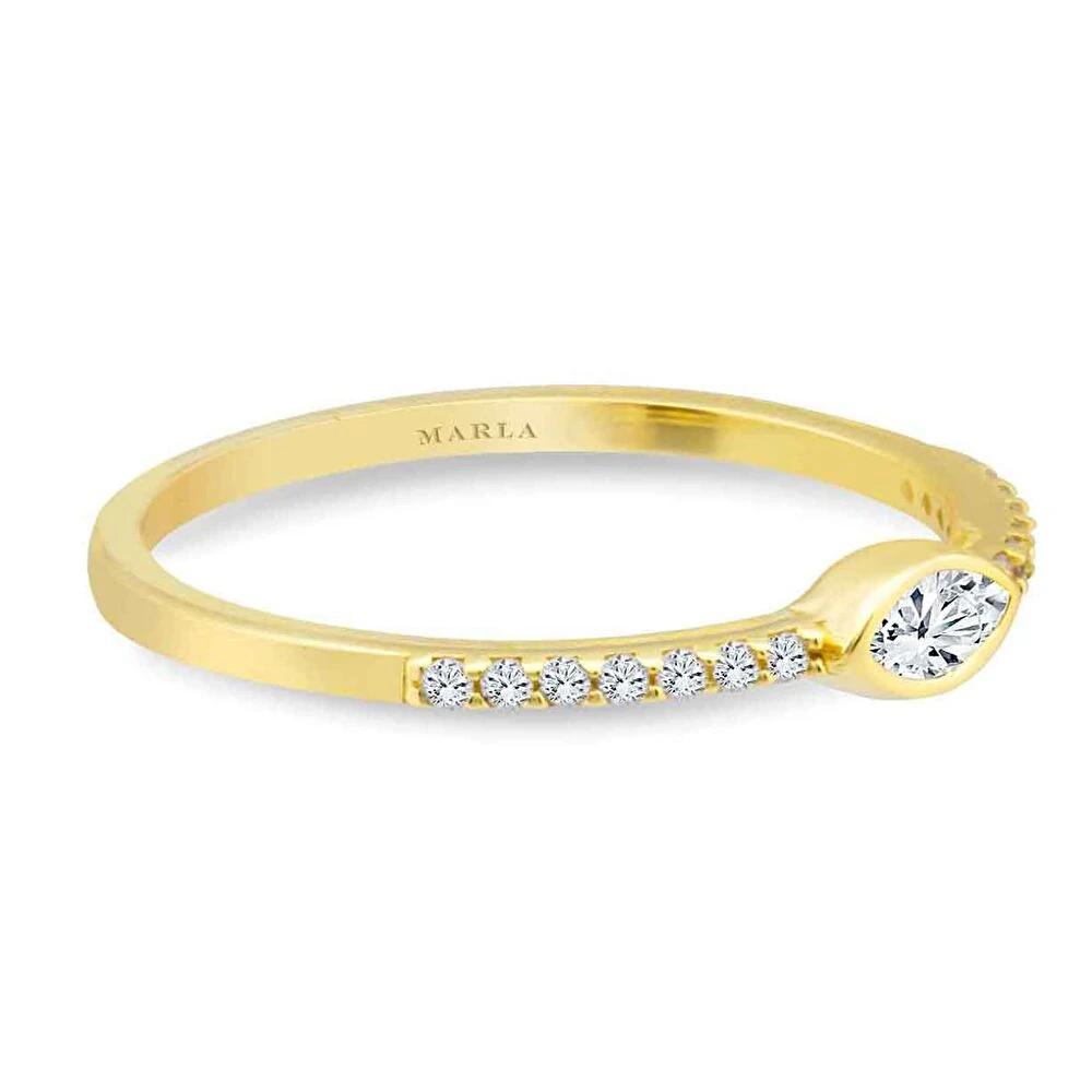 Altın Göz Detaylı Yüzük