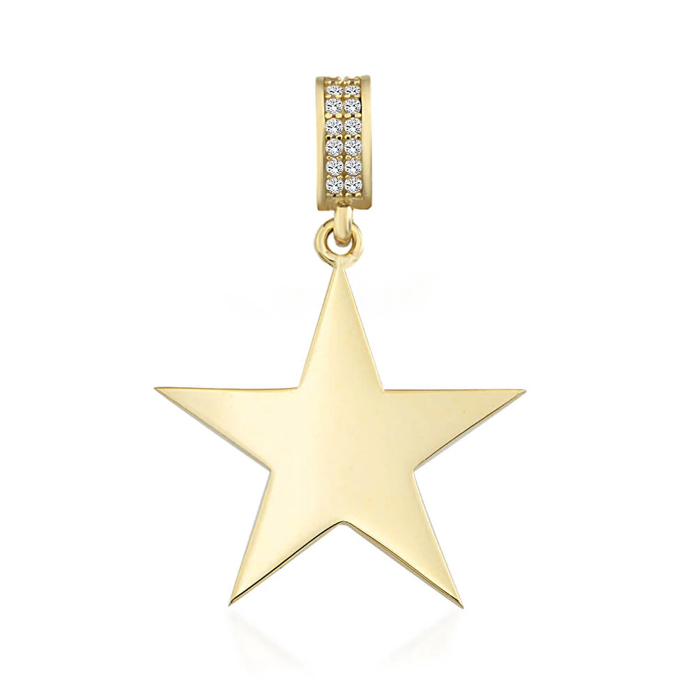Klipsli Yıldız Kolye Ucu