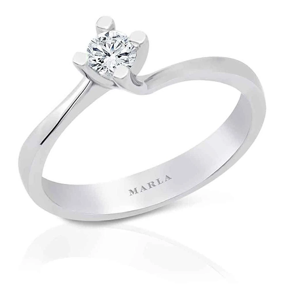 Pırlanta İvy Tektaş Yüzük 0.20 Karat