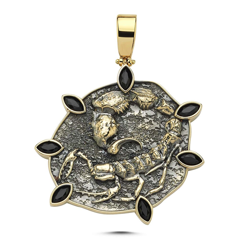 Altın Akrep Burcu Kolye Ucu