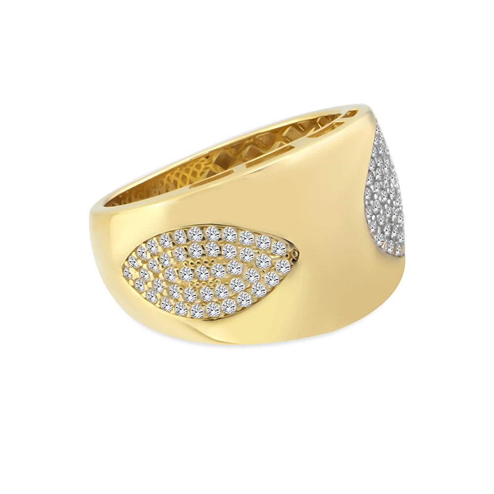 Altın Taş Detaylı  Yüzük