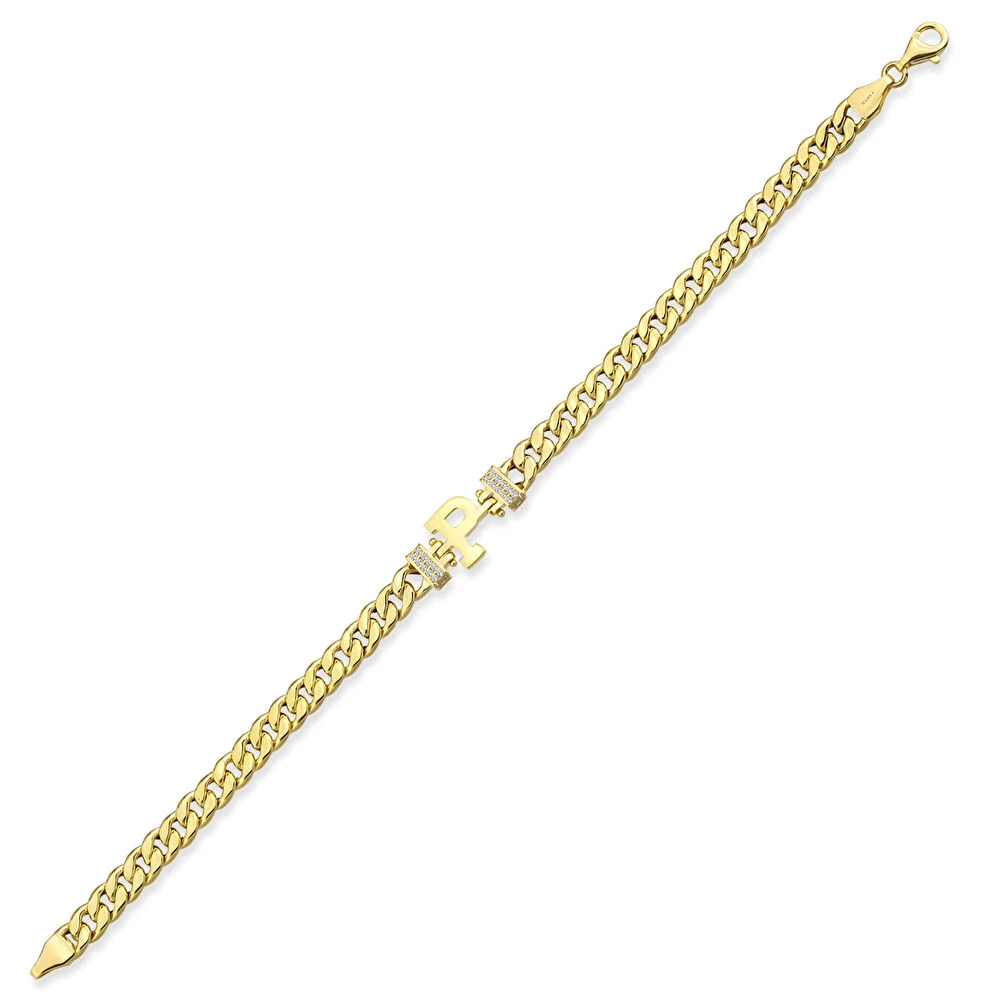 Harfli Altın Bileklik