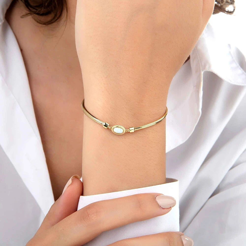 Renkli Taşlı Bileklik