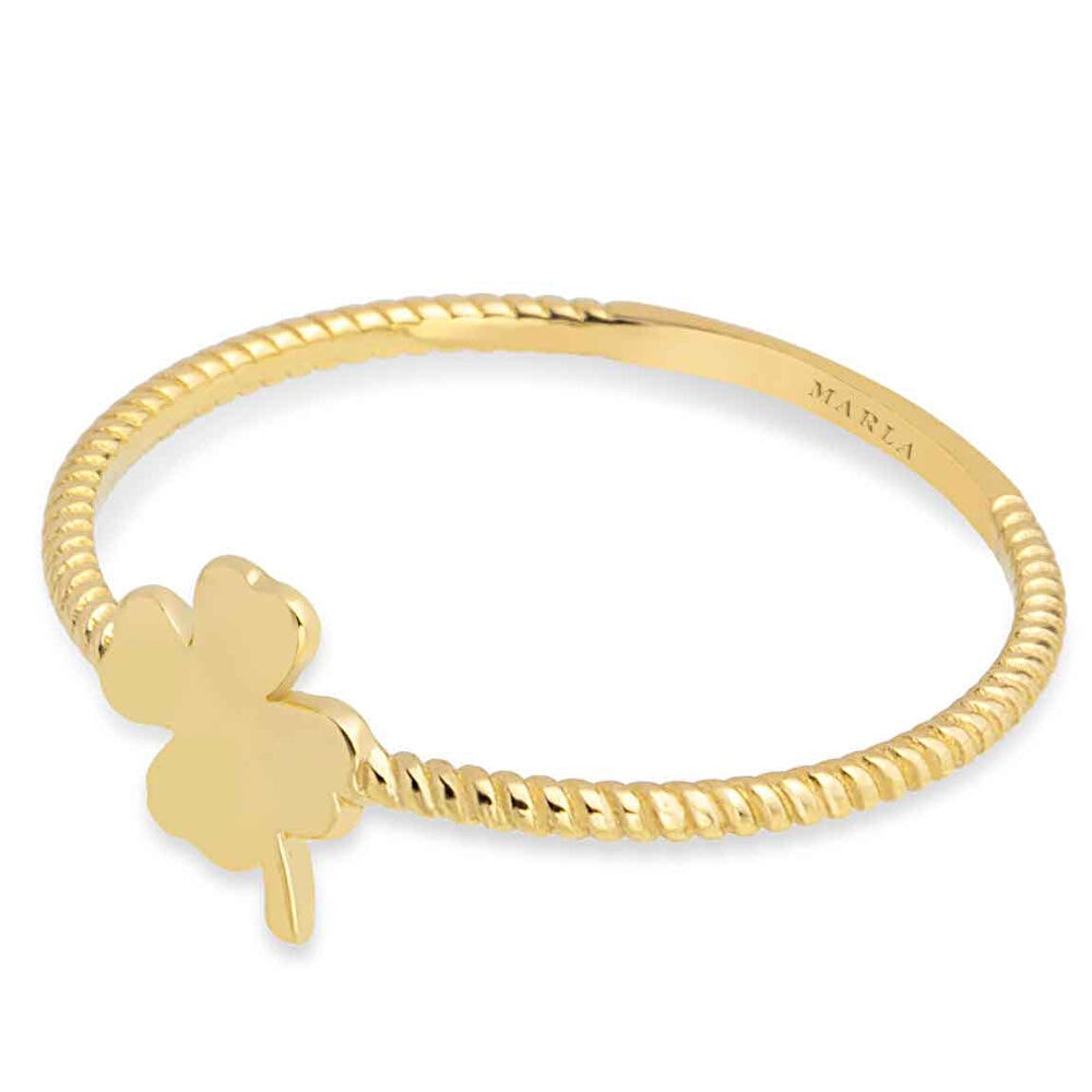 Altın Yoncalı Yüzük