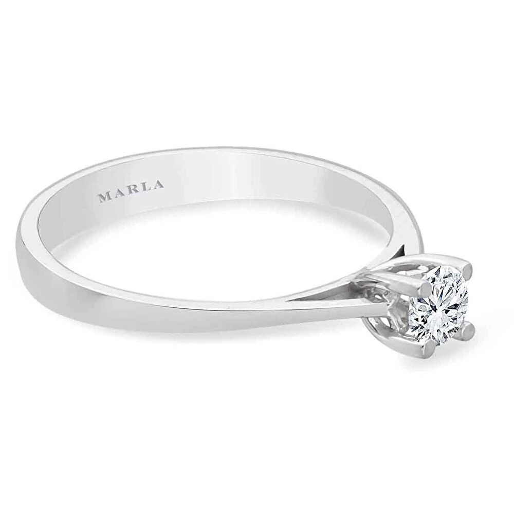 Pırlanta Tektaş Yüzük 0.20 Karat