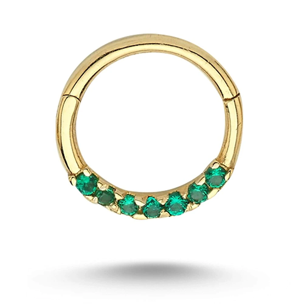 Renkli Taşlı Tragus