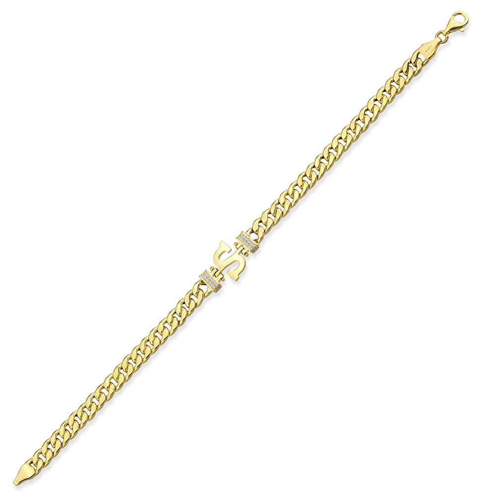 Harfli Altın Bileklik