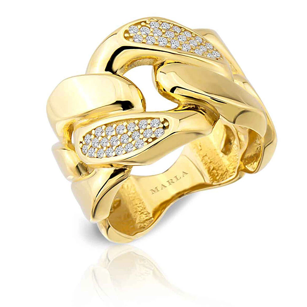 Altın Taşlı Gurmet Yüzük