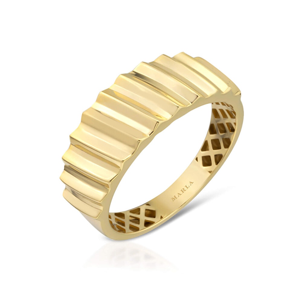 Altın Taş Detaylı  Yüzük