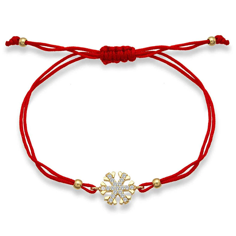İpli Kar Tanesi Bileklik