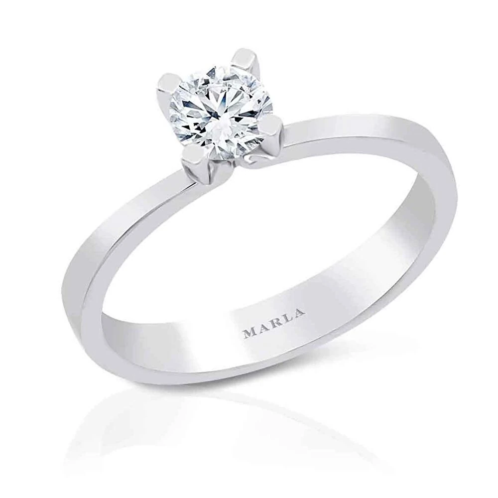 Pırlanta Liliy Tektaş Yüzük 0.50 Karat