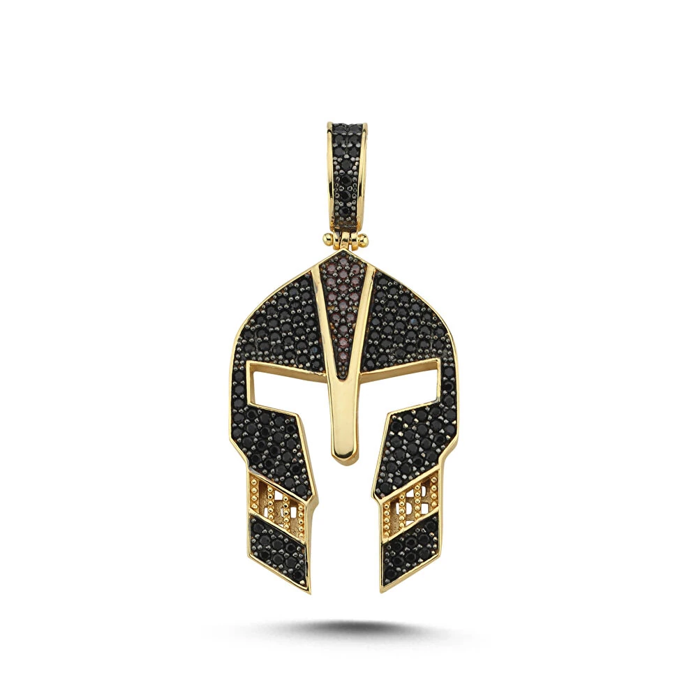 Altın Miğfer Erkek Kolye Ucu