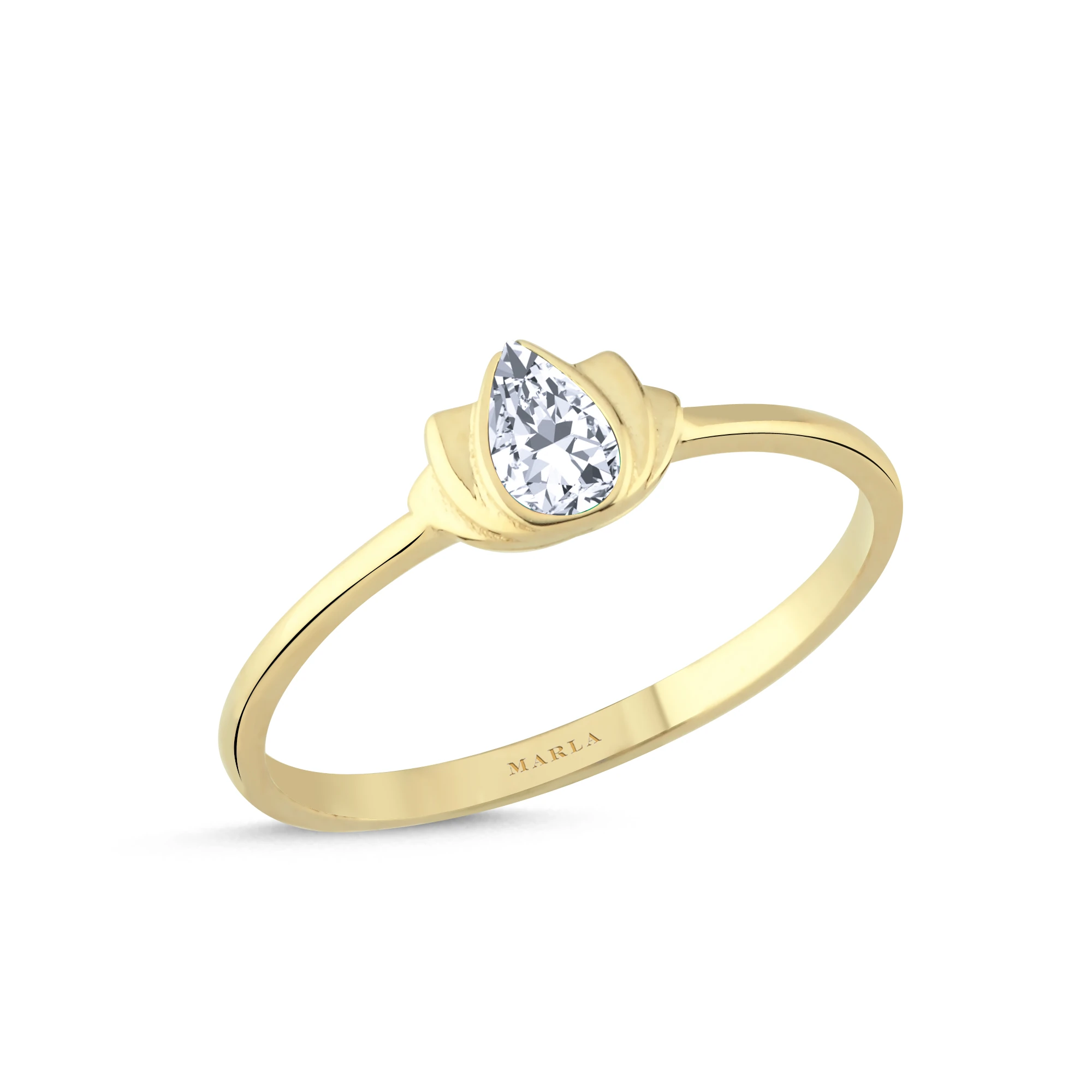 Altın Lotus Yüzük