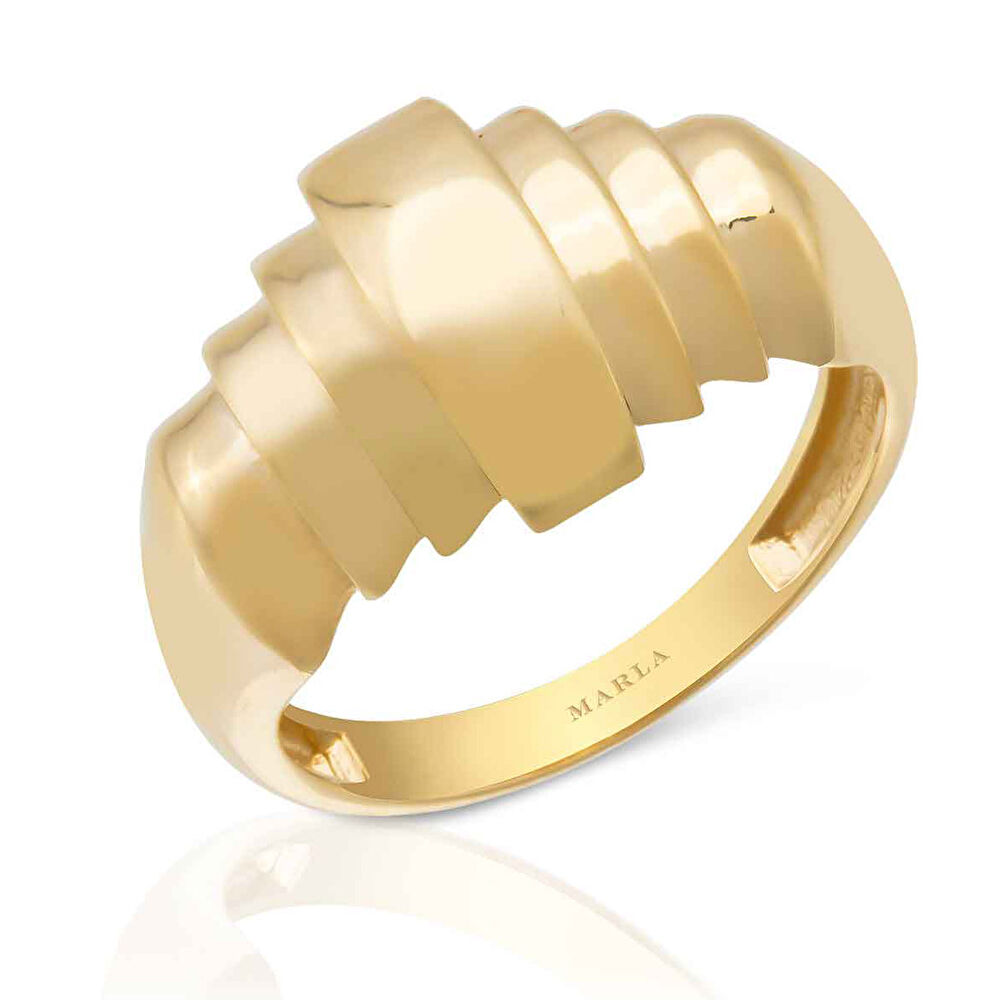 Altın Kuruvasan Yüzük