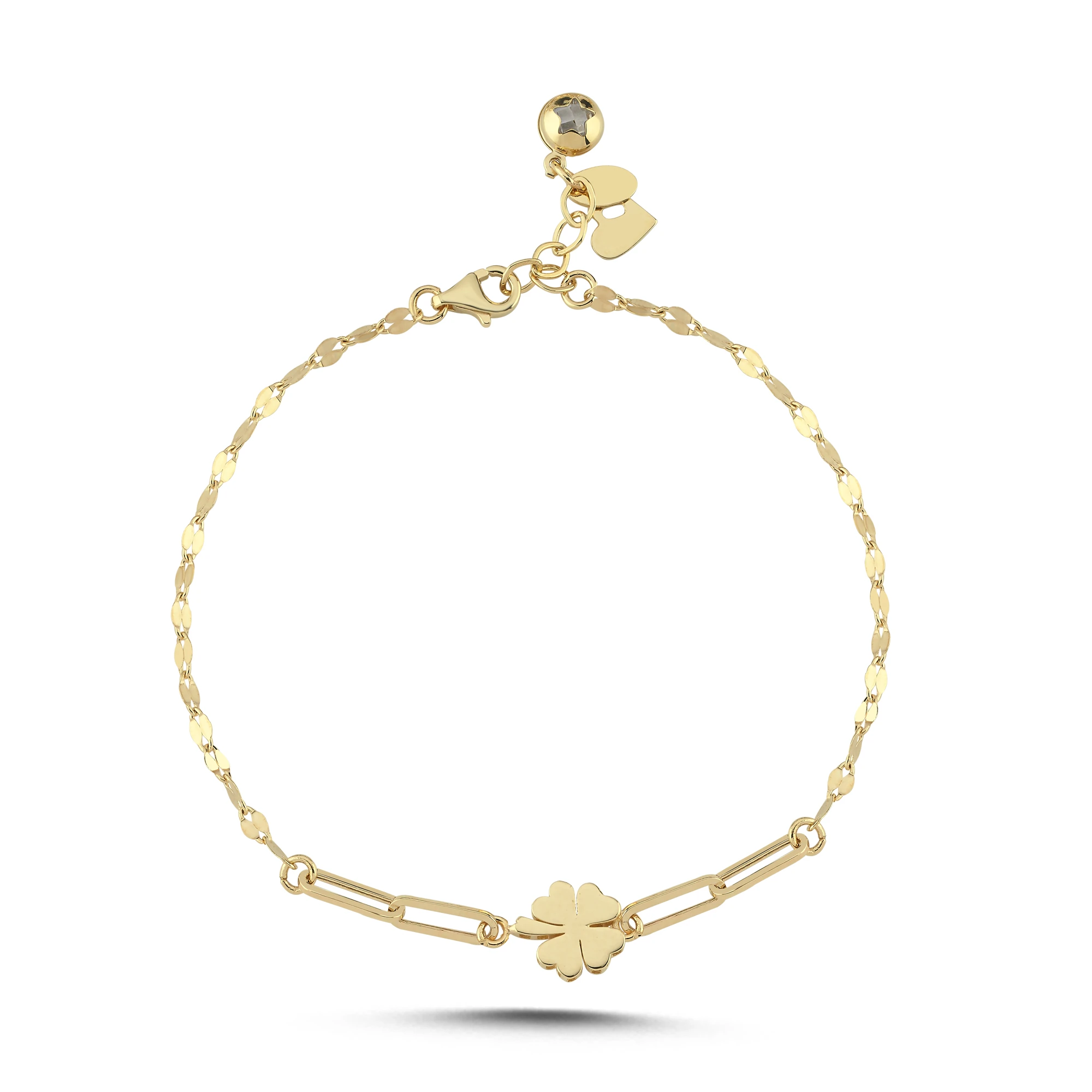 Altın Yonca Bileklik