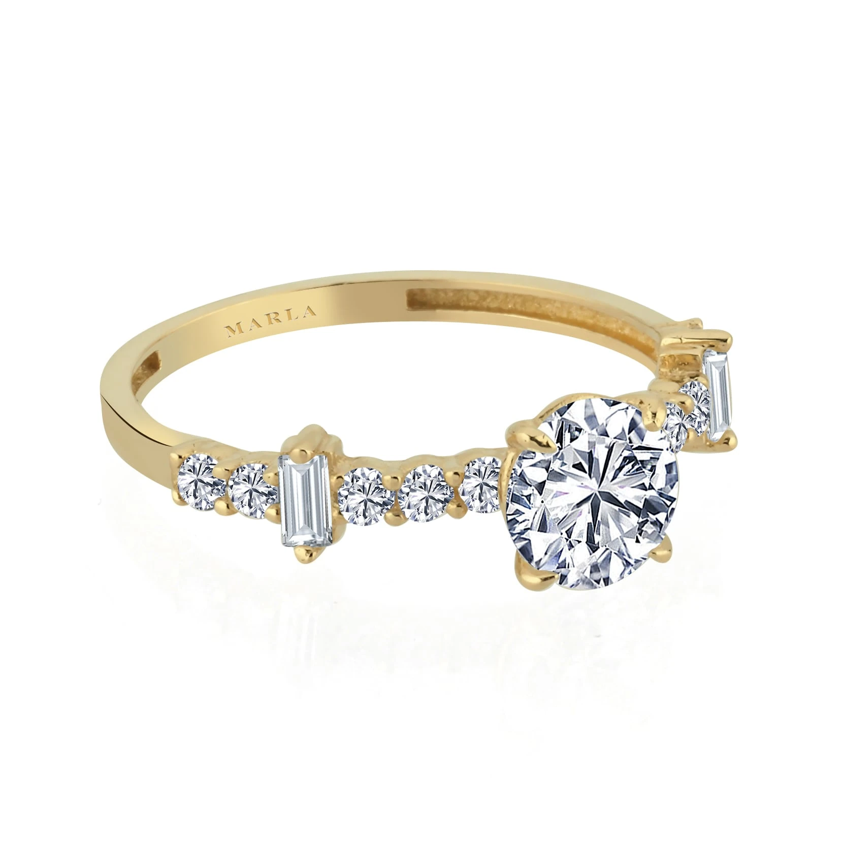 Altın Tektaş Yüzük