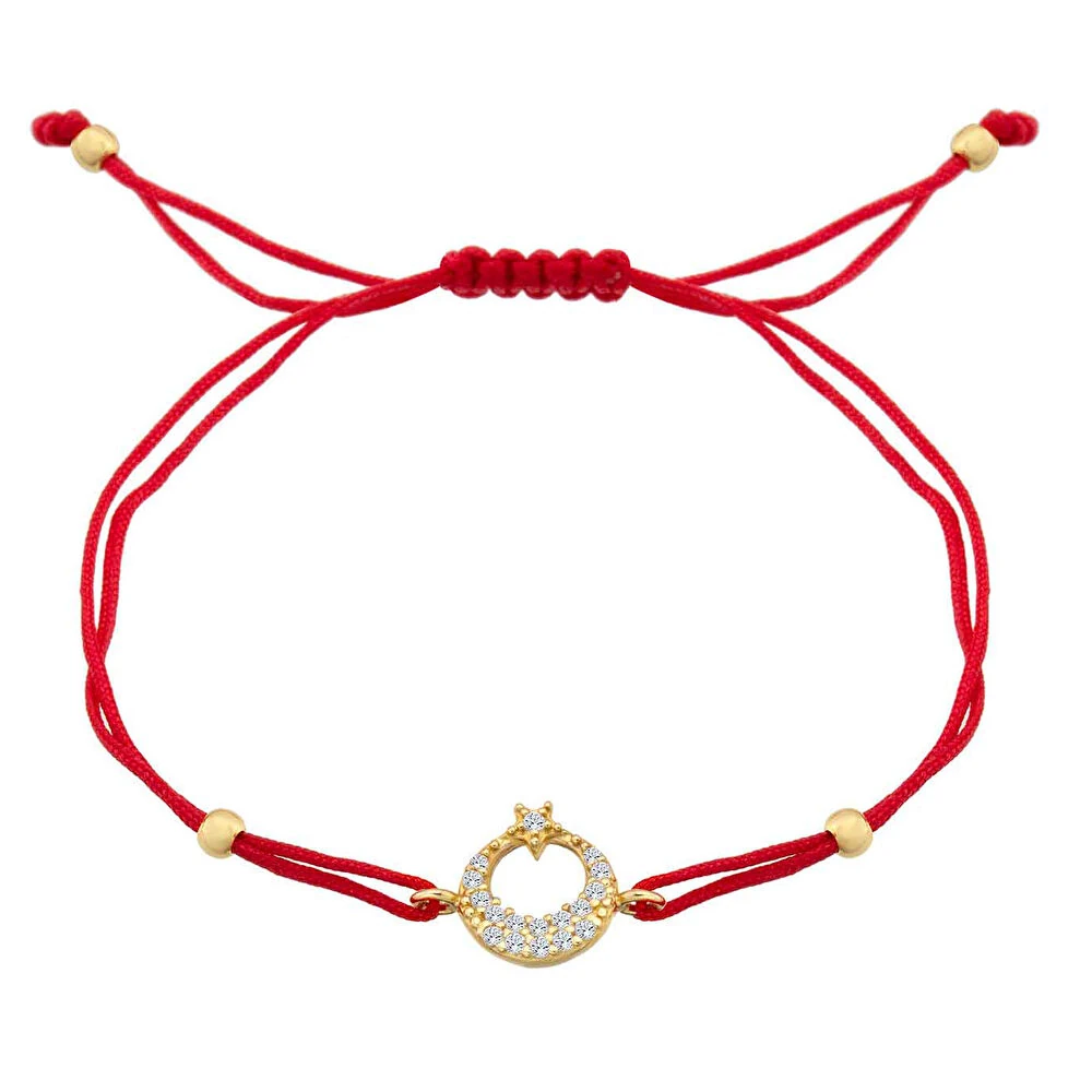 İpli Ayyıldız Bileklik