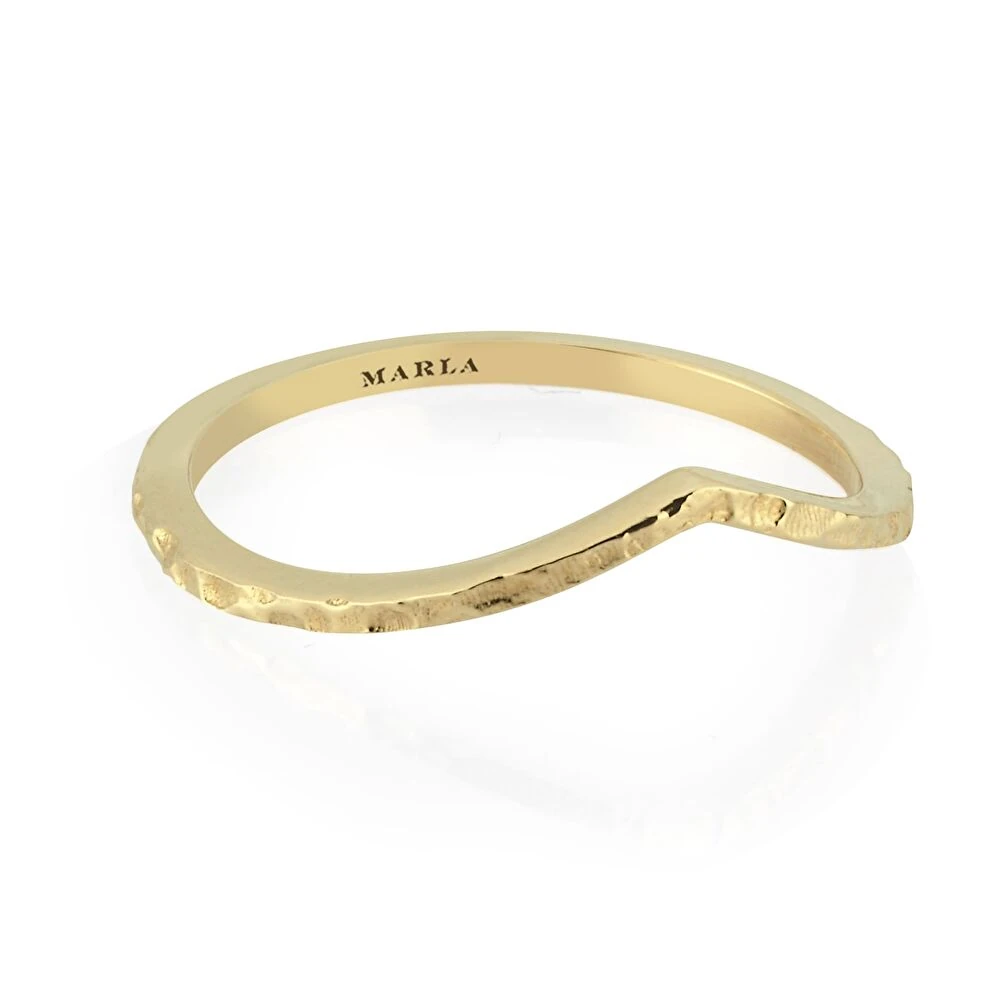 Altın Geometrik Yüzük