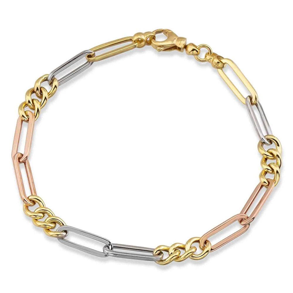 Üç Renkli Zincir Bileklik