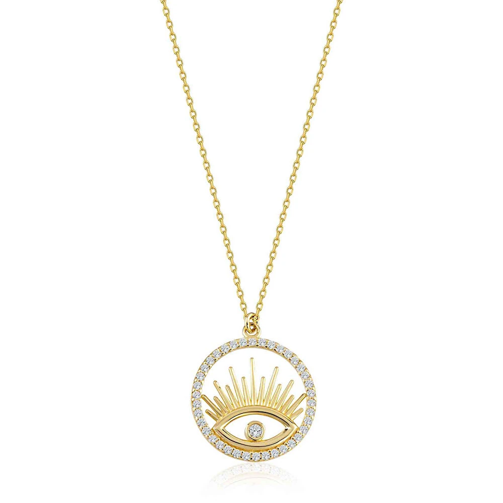 Altın Göz Kolye