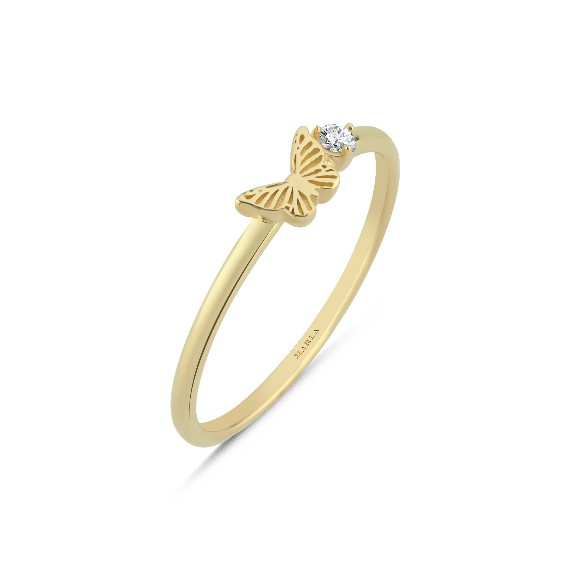 Altın Kelebek Yüzük