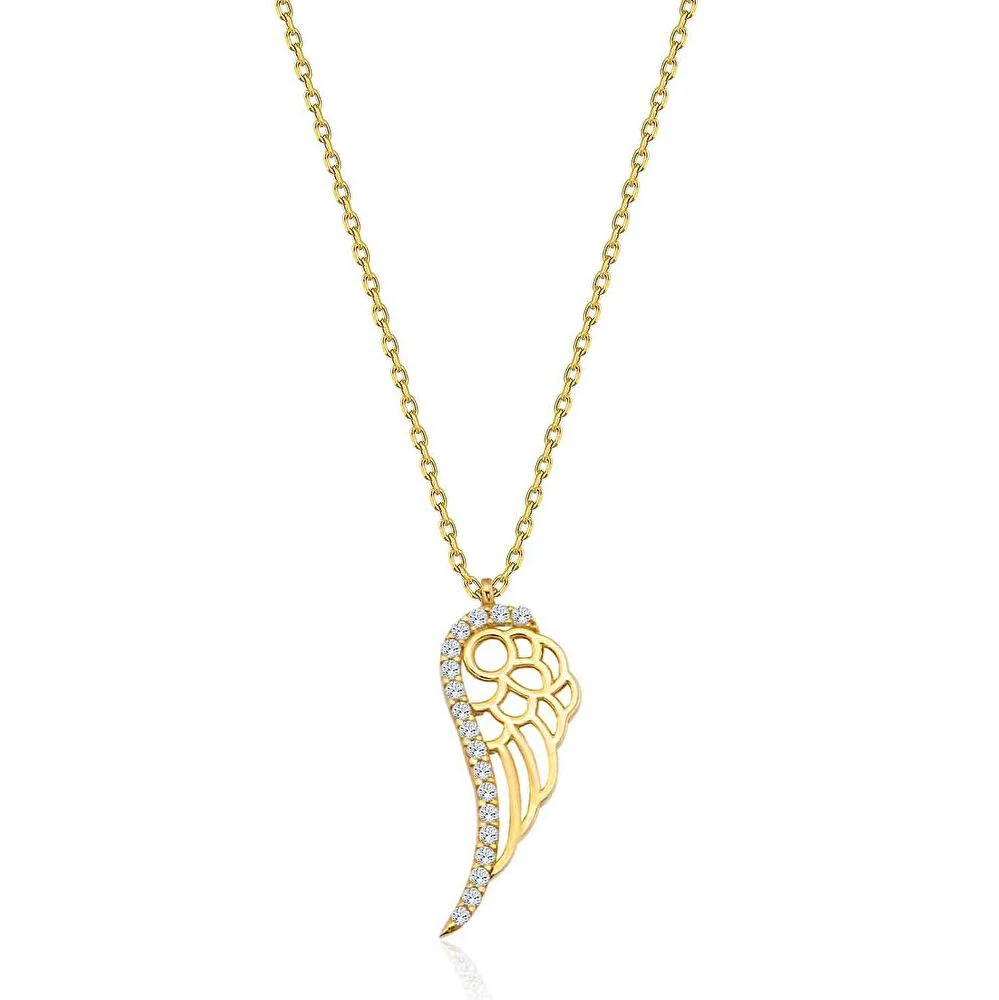 Altın Tek Kanat Kolye