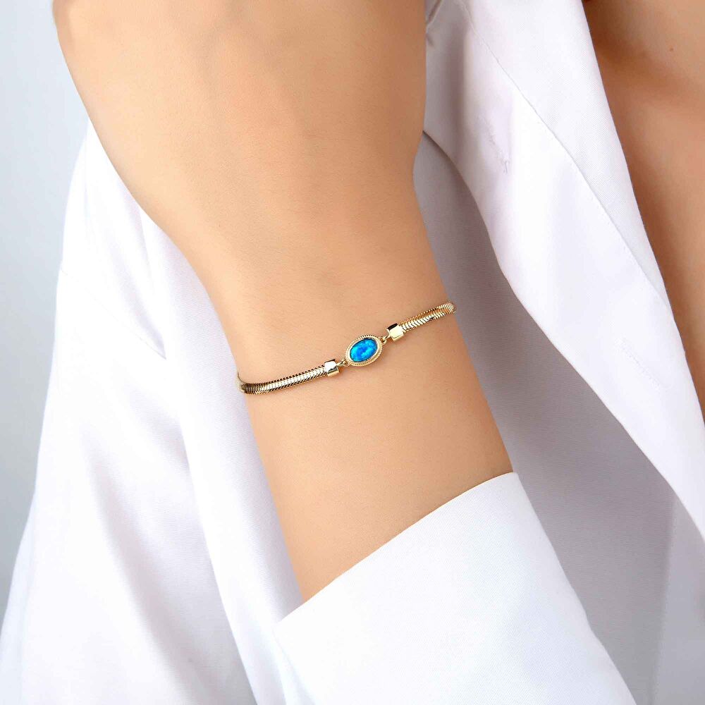 Renkli Taşlı Bileklik