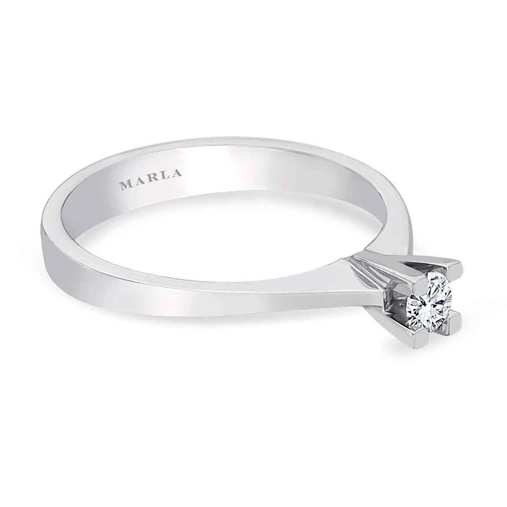 Pırlanta Tektaş Yüzük 0.10 Karat