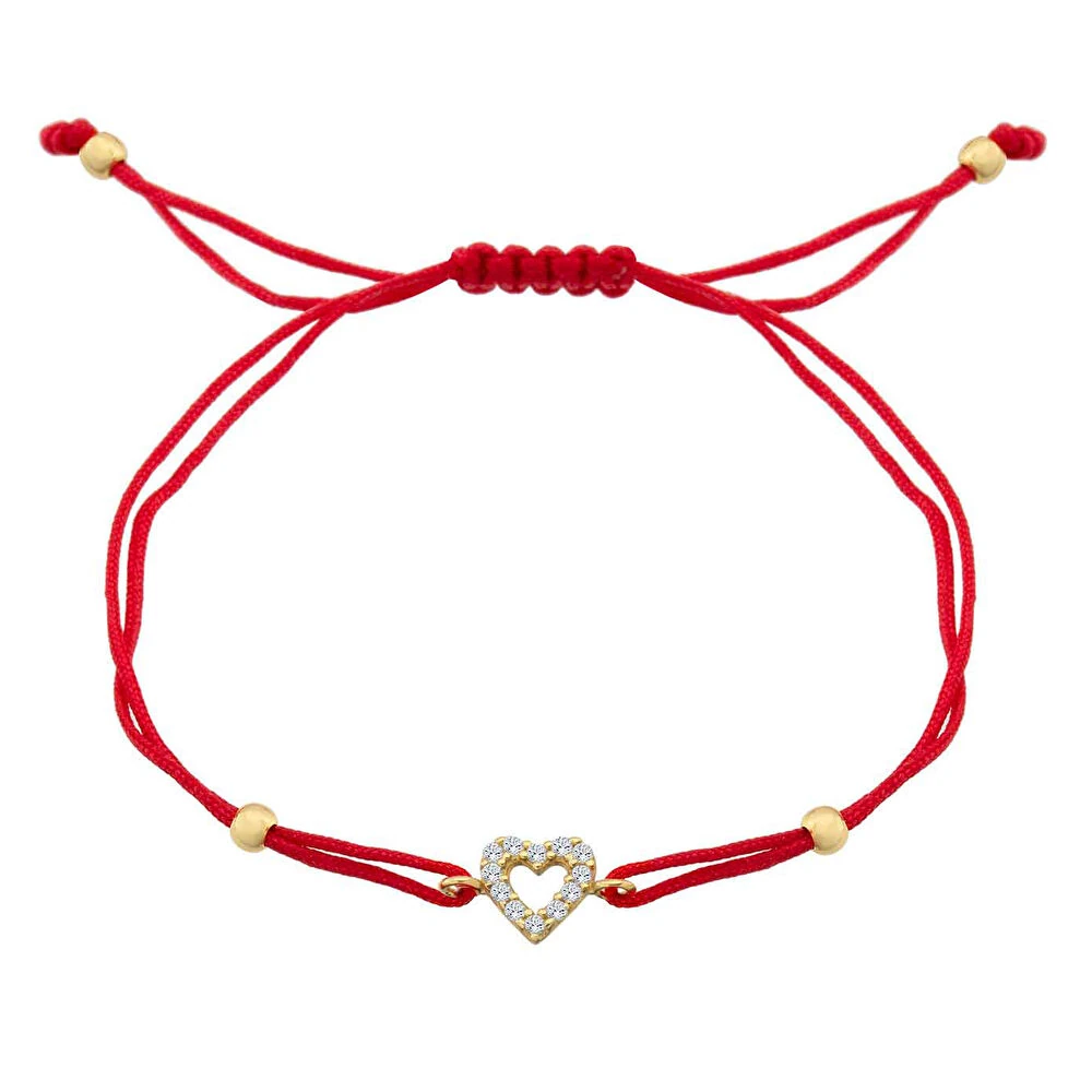İpli Kalp Bileklik