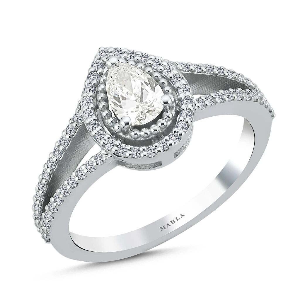 Damla Tektaş Yüzük 0.55 Karat