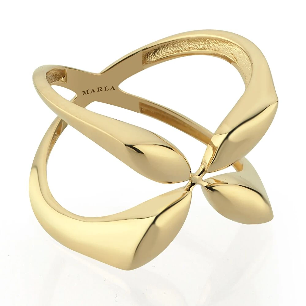 Altın Çiçek Yüzük