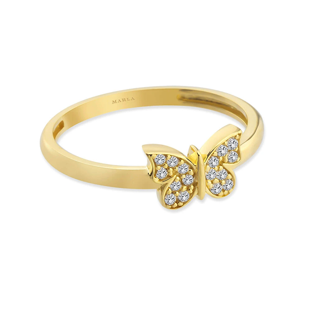 Altın Kelebek Yüzük