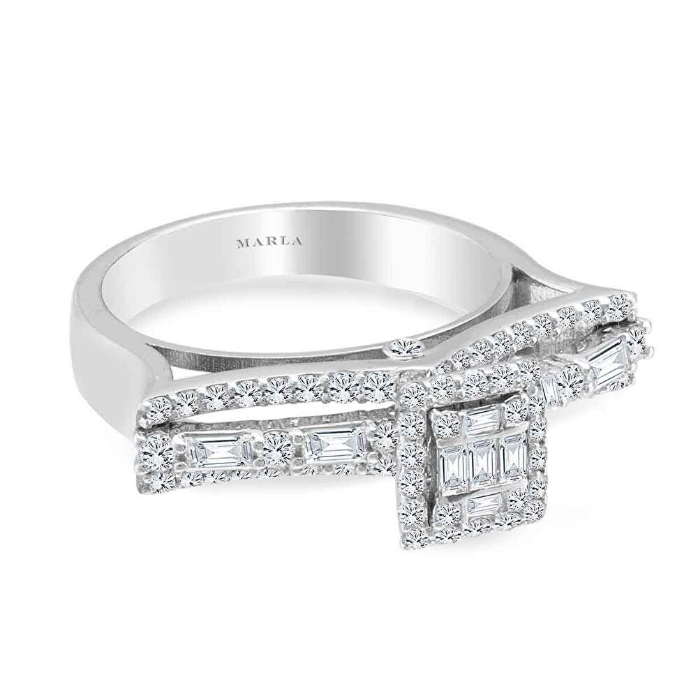 Pırlanta Baget Yüzük 0.59 Karat