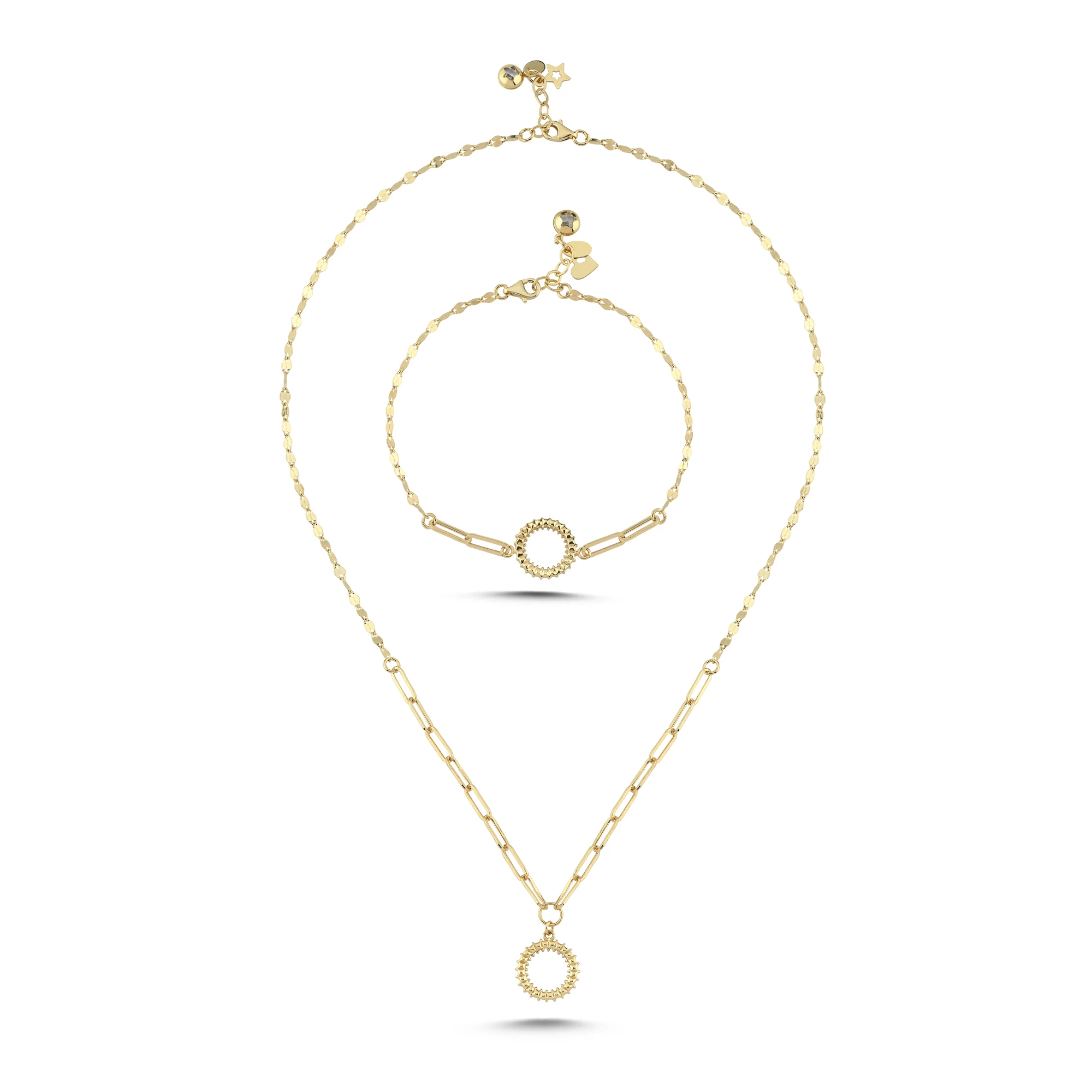 Güneş Altın Zincir Set