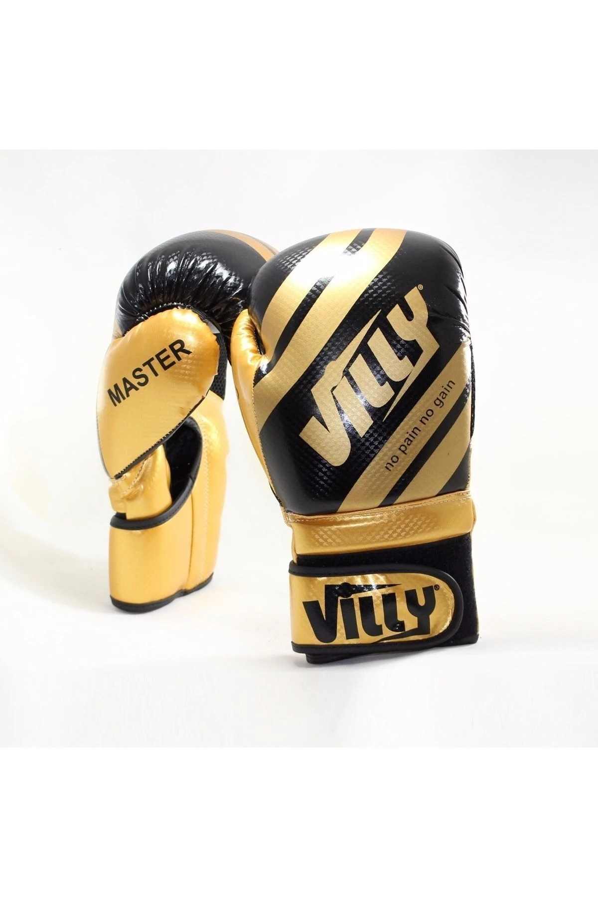 Karbon Deri Boks Eldiveni - Altın Renk