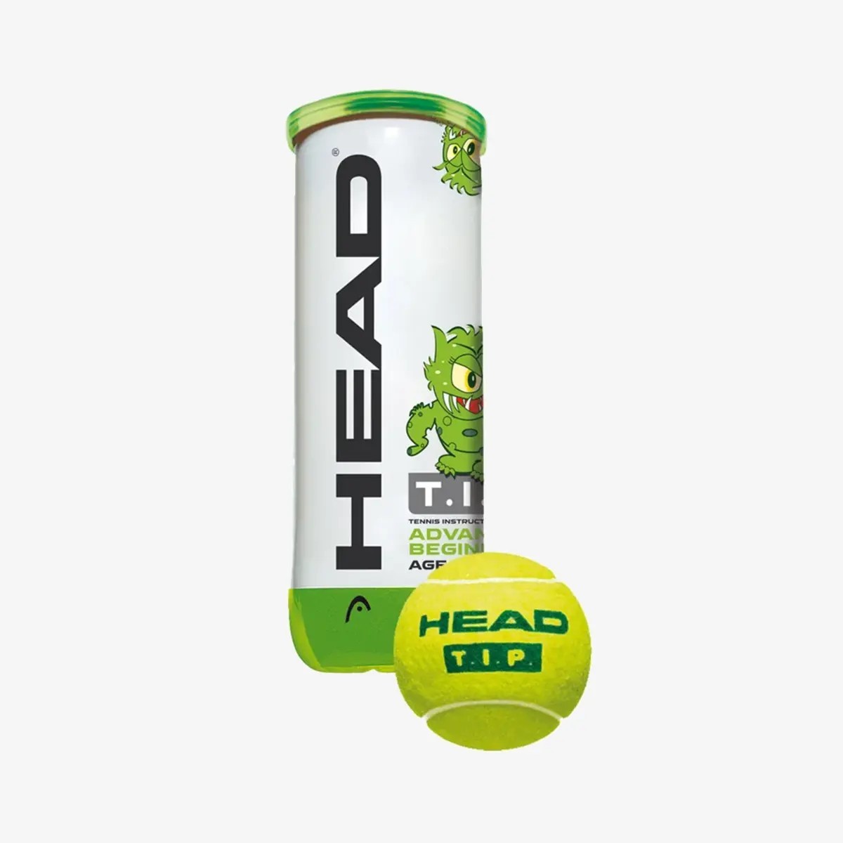 Head T.I.P 3 lü 9-10 Yaş Tenis Topu Yeşil