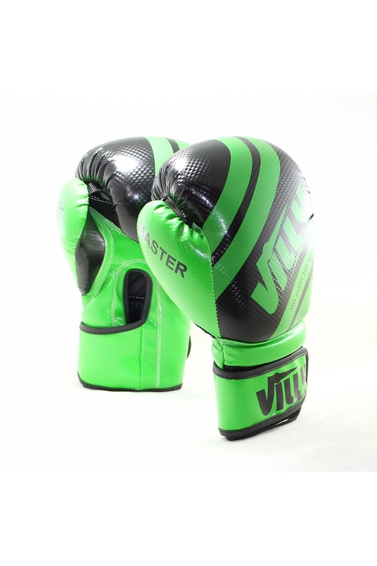 Karbon Deri Boks Eldiveni - Yeşil Renk