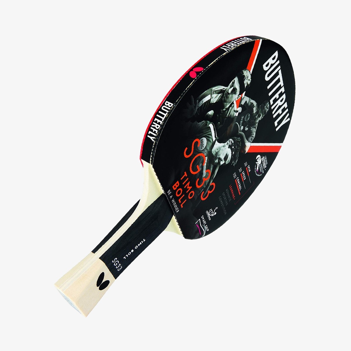 Butterfly 85017S Boll Smart Grip SG33 ITTF Onaylı Masa Tenisi Raketi