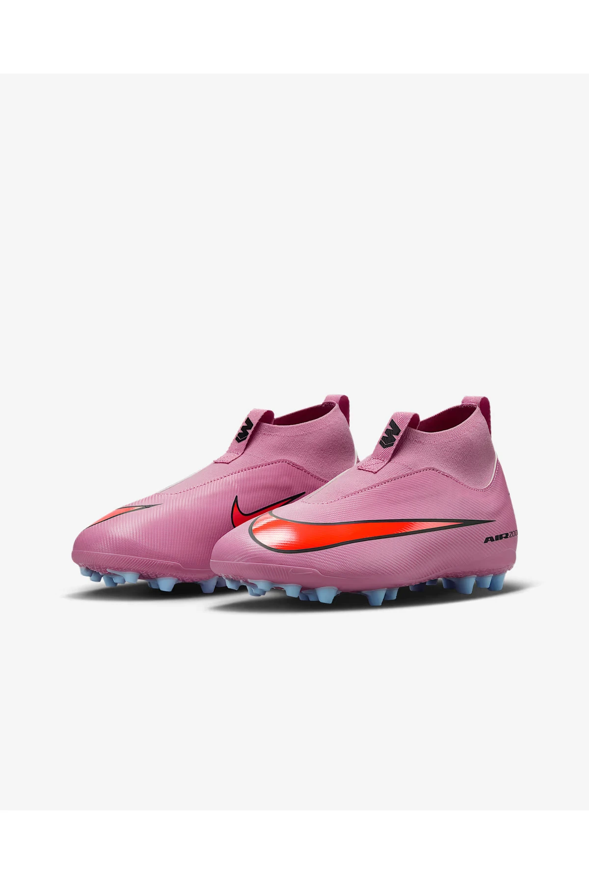 Jr. Mercurial Superfly 10 Academy Yüksek Bilekli Suni Çim Kramponu (DAR KALIP)