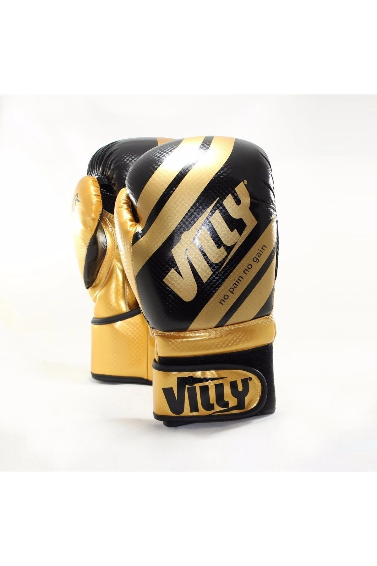 Karbon Deri Boks Eldiveni - Altın Renk