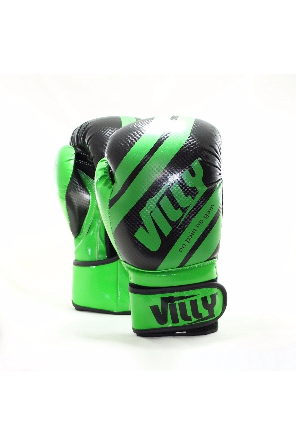 Karbon Deri Boks Eldiveni - Yeşil Renk