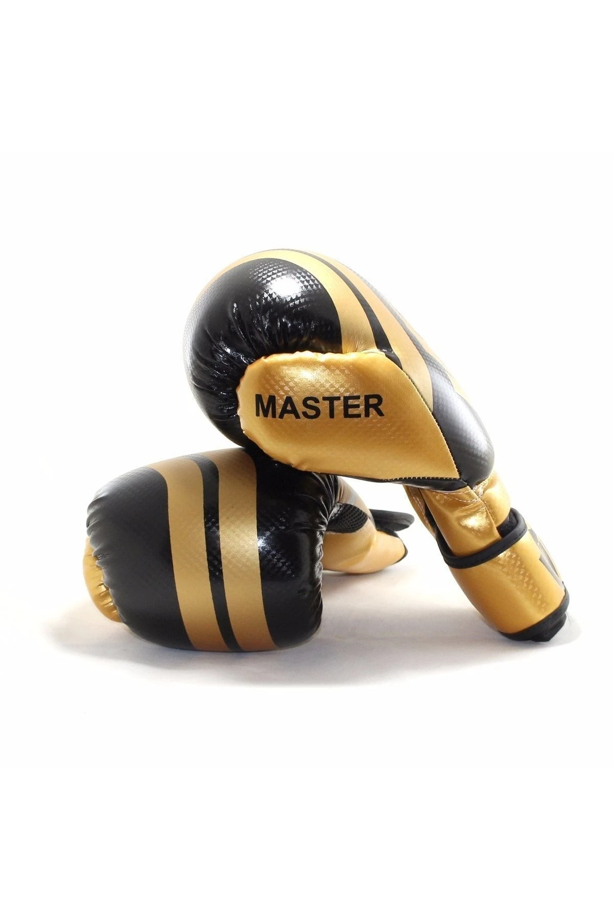 Karbon Deri Boks Eldiveni - Altın Renk